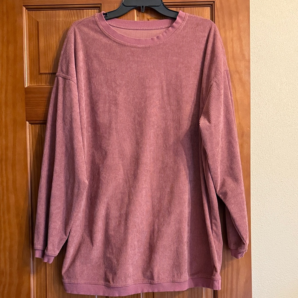 Pink Long Sleeve Top women’s size XL